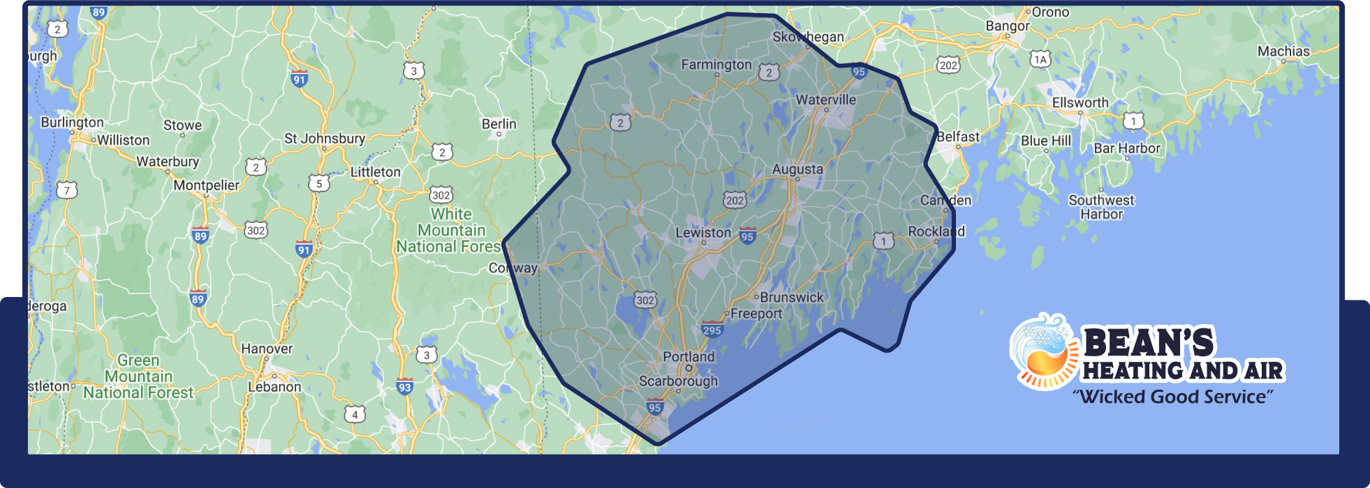service areas map